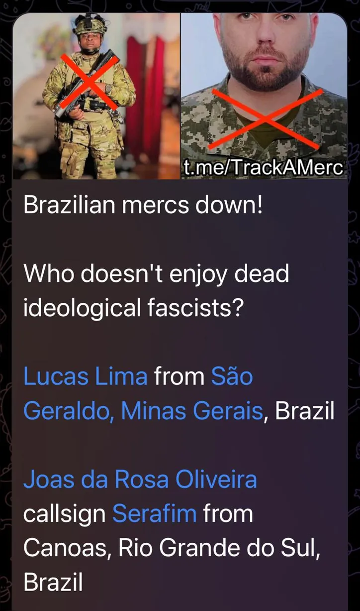 Lucas e Joas também morreram no front