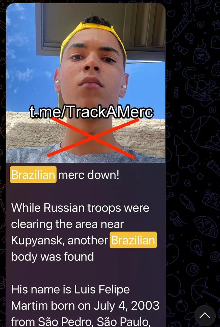 Para os Russos, todos os combatentes de outros países são mercenários