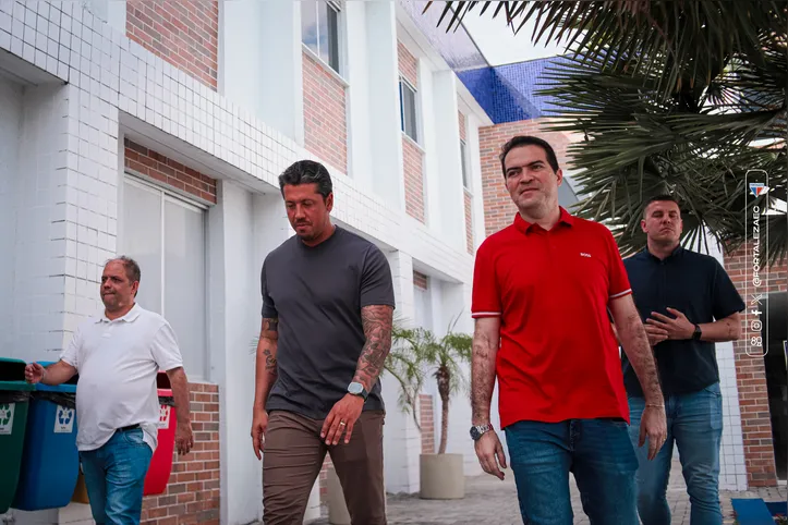 Marcelo Paz na apresentação de Thiago Carpini