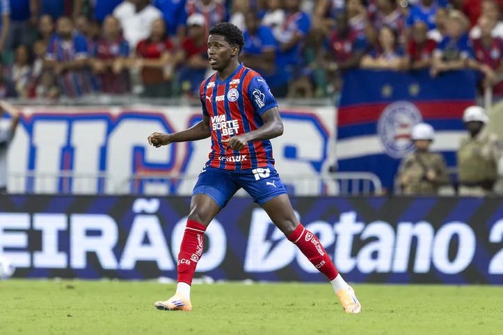 Ruan Pablo em ação na partida contra o Sport