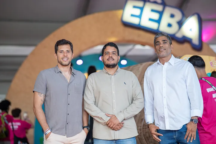Tiago Bertolazzi, Vitor Barreto e Charles Ferraz