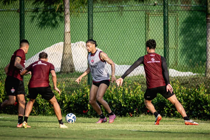 Treino do Vitória nesta quarta-feira