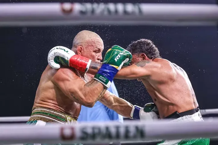 Popó e Wanderlei na Spaten Fight Night