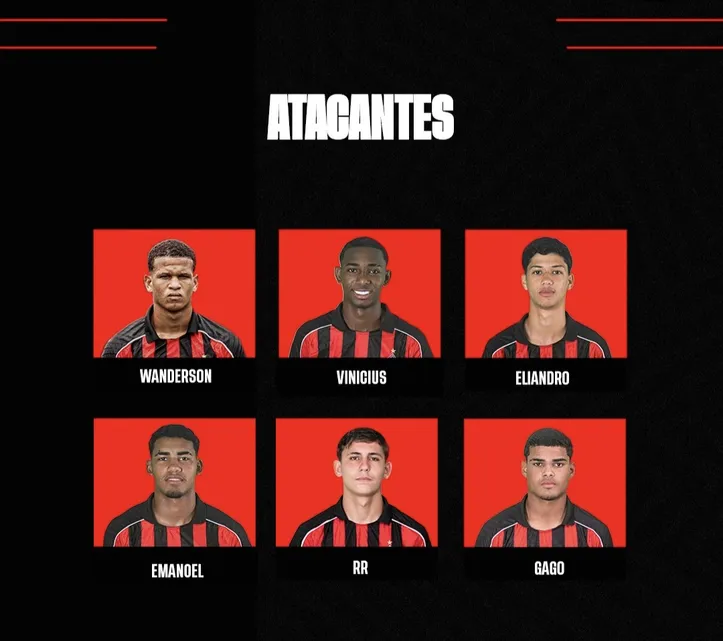 Atacantes do Vitória na Copinha