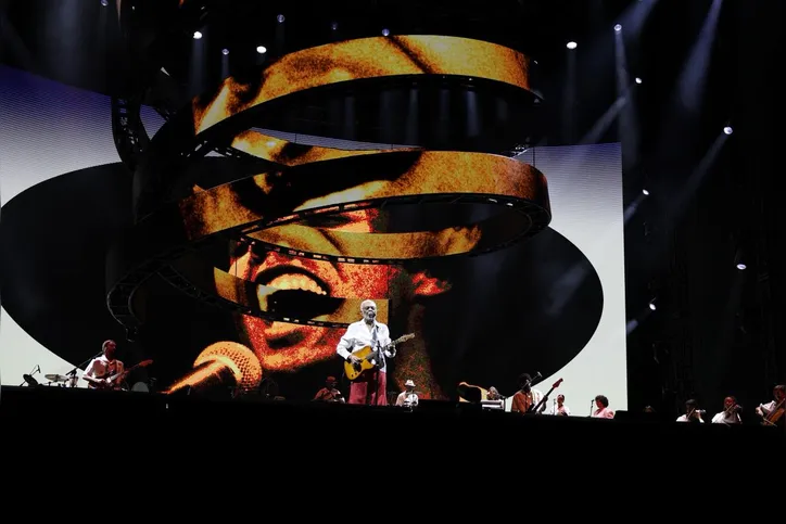 Palco exibiu histórias e memórias do artista