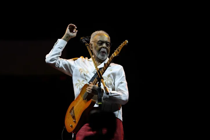 Gil também dividiu palco com filhos e netos