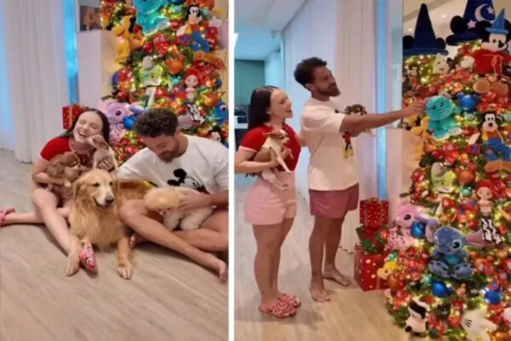 Imagem ilustrativa da imagem De Neymar a Virginia: confira as decorações de natal dos famosos