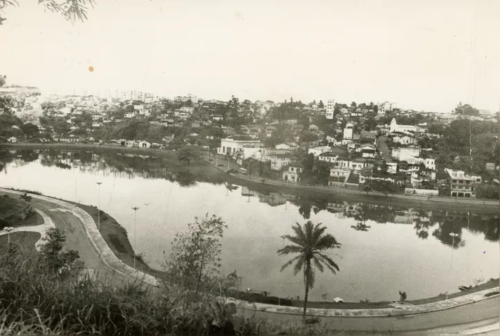 Entorno do Dique do Tororó no começo dos anos 1980