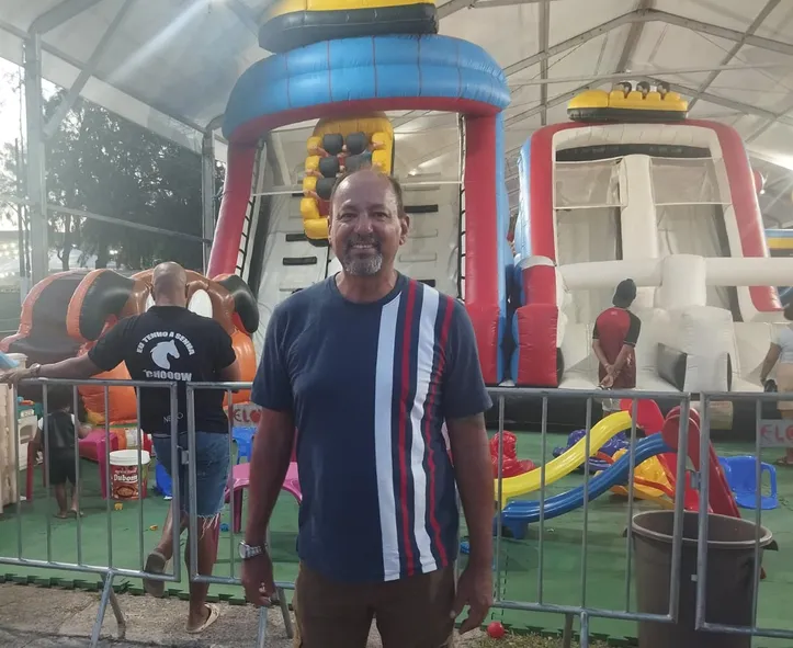 O proprietário do parque, Celso Matos