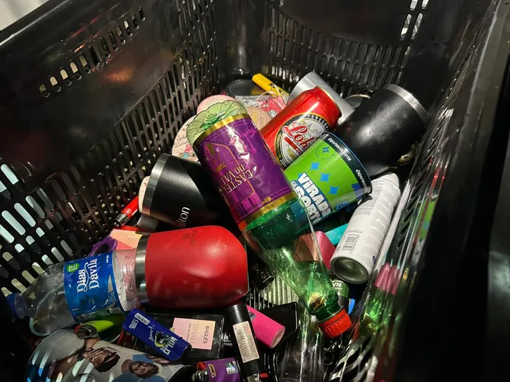 Materiais apreendidos