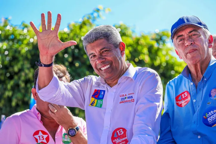 Jerônimo Rodrigues (PT) durante campanha em 2022