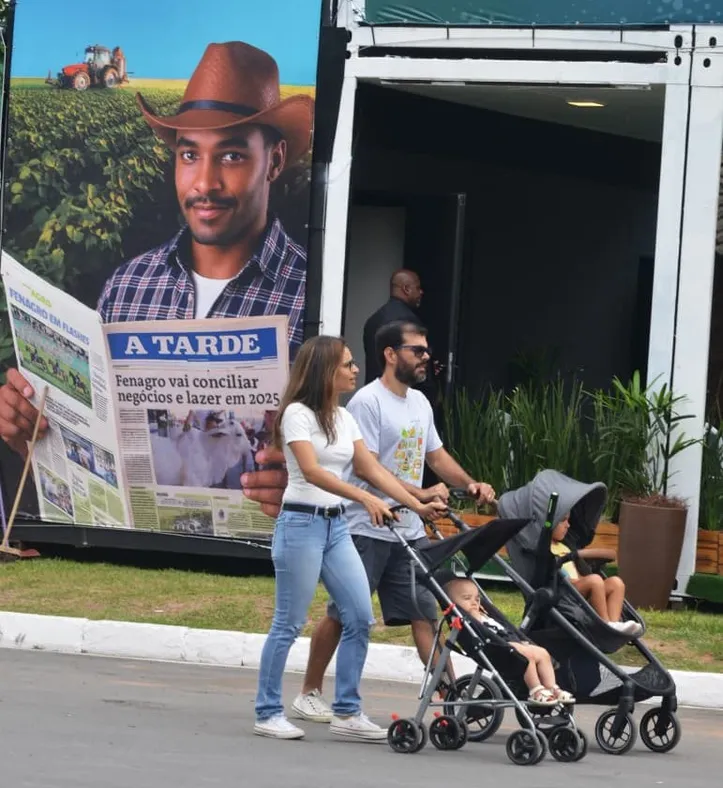 Imagem ilustrativa da imagem Estande A TARDE na Fenagro 2025: interatividade e brindes exclusivos