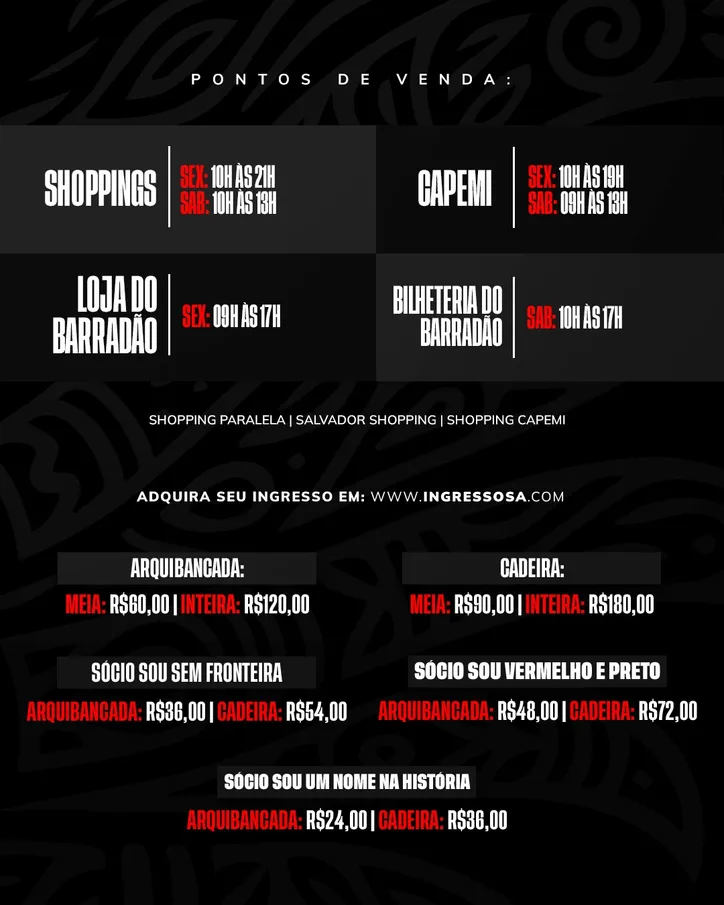 Imagem ilustrativa da imagem Estreia na temporada 2026: Vitória abre vendas para público geral