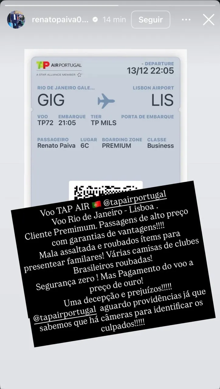 Storie de Renato Paiva