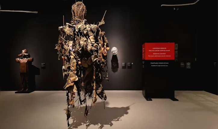 Escultura feita por Jayme Figura, que faleceu há cerca de 2 anos, aos 64 anos