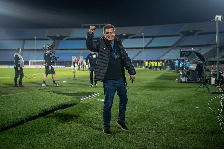 Fábio Mota durante vitória do Vitória sobre o Cerro Largo na Copa Sul-Americana 2025