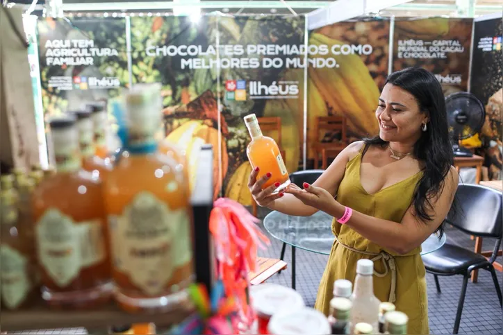 Estande de Ilhéus na Feira das Feiras