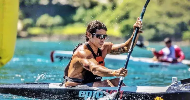 Bruno Machado no Campeonato Brasileiro de Surfski, em 2026