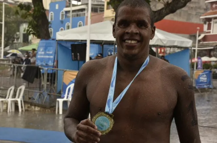 Renan Barbosa na Travessia Mar Grande Salvador