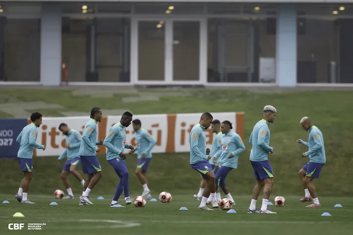 Treino da Seleção na Granja Comary