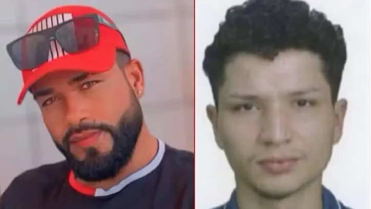 Erivan (esq.) e Matheus, que segue foragido