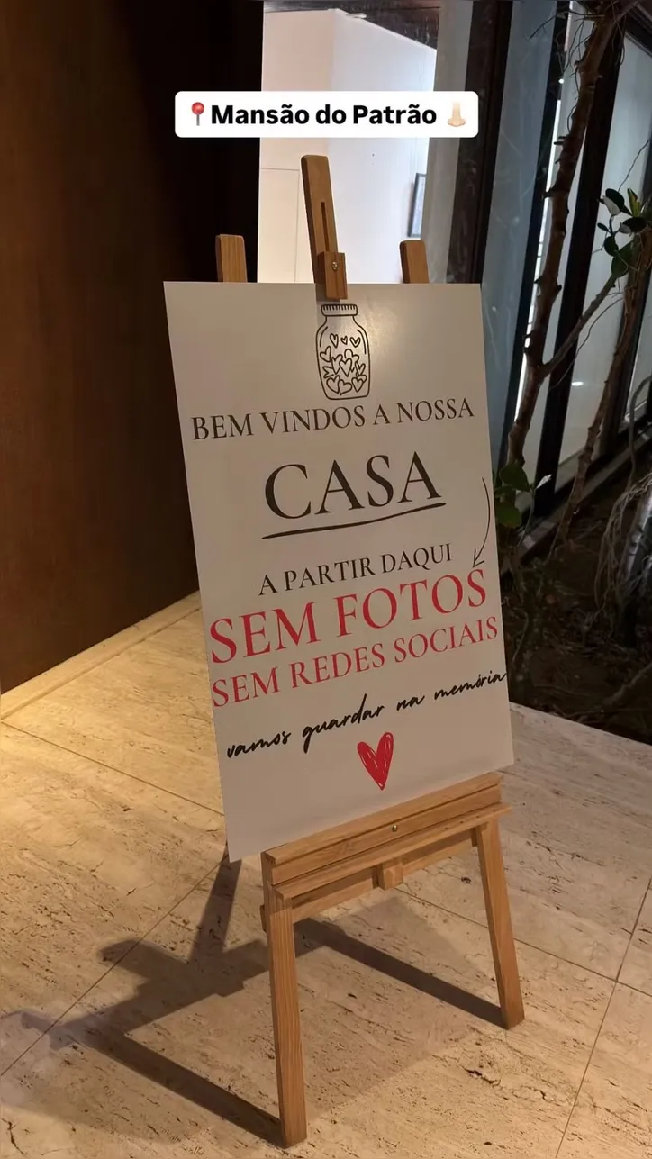 Pedido de Luciano Huck aos convidados