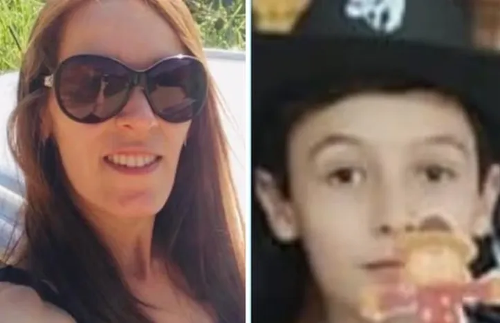 Luciana e o filho, Arthur