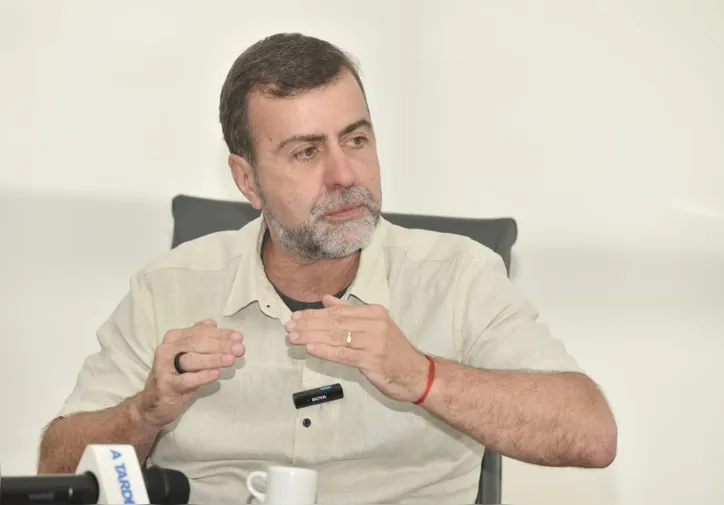 Presidente da Embratur, Marcelo Freixo, em visita ao Grupo A TARDE