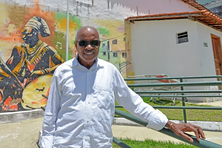 Zulu Araújo, arquiteto e produtor cultural no Conjunto Habitacional Vila Nova Esperança no Pelourinho