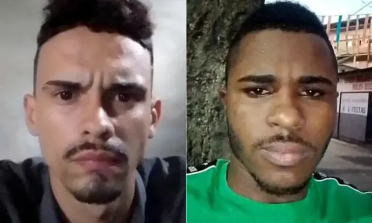 Igor Tarso à esquerda e Adriel Santos à direita