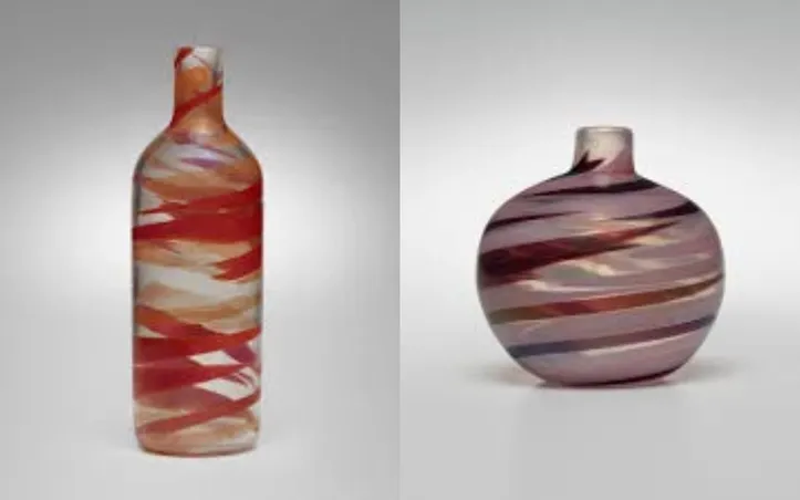 Modelos de vasos da série Pennellate