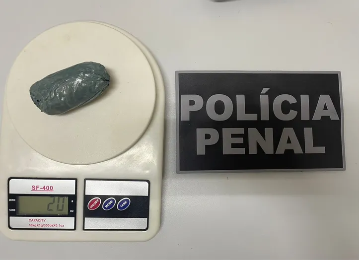 Mulher admitiu portar material ilícito após abordagem de monitoras da unidade prisional