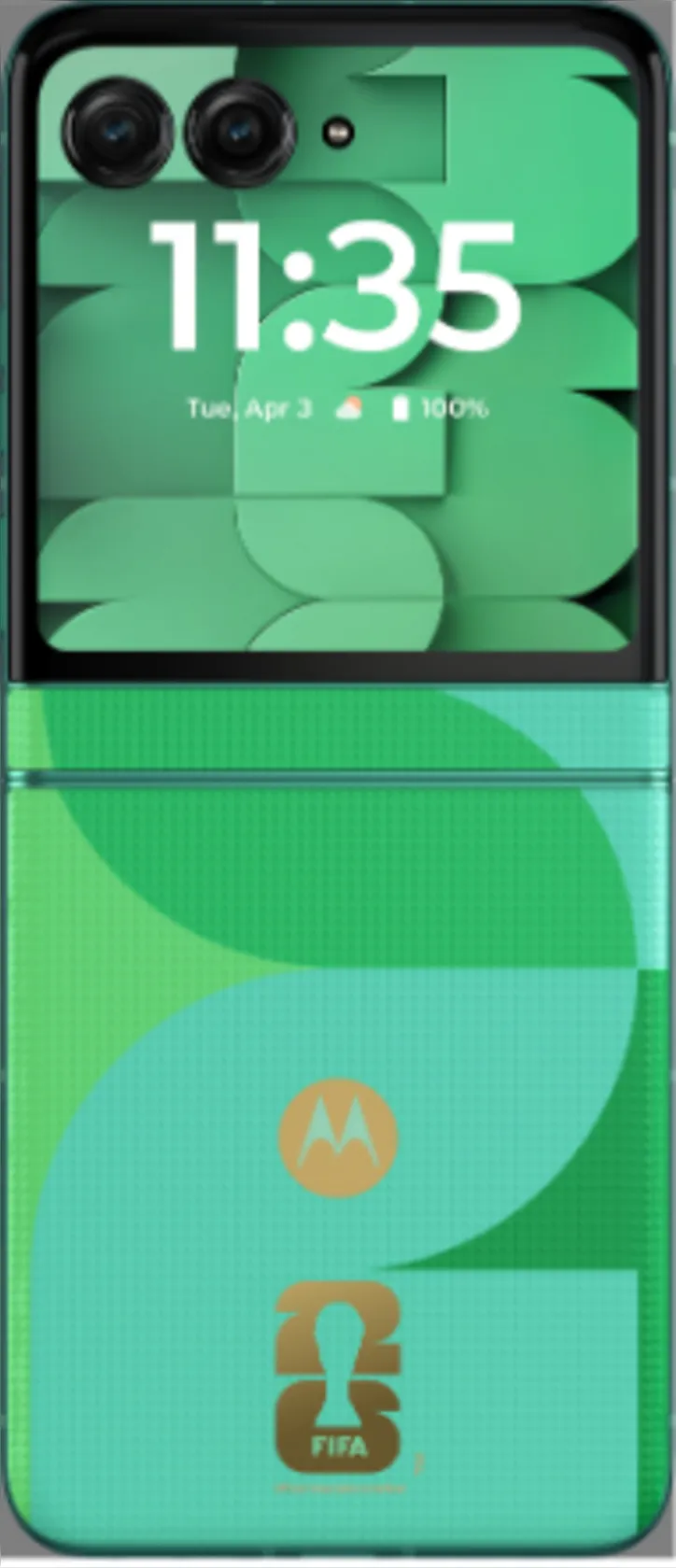 Possível modelo de celular da Motorola em parceira com a Copa do Mundo de 2026