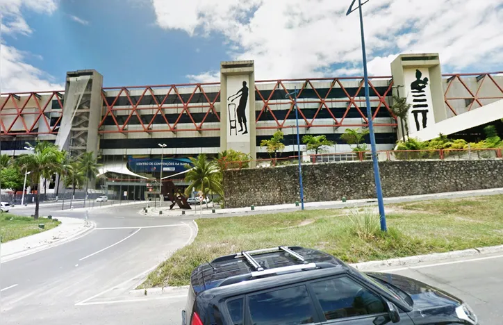 Fachada do antigo Centro de Convenções