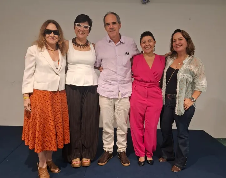 Vera Rocha, Juliana Montenegro, Paulo Coelho, Gilmara Almeida e Cinthya Medeiros