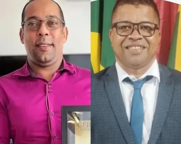 Vereador Ailton Leal (PT), de Santo Estevão e vereador Marcão do Pipa (PSB), de Jaguarari