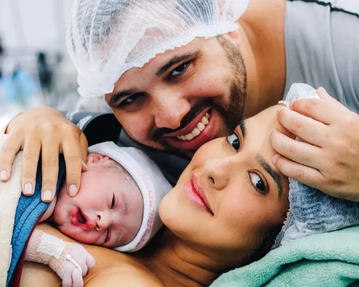 Amor em sua forma mais pura: Giselle, Jorge e Maria Vitória