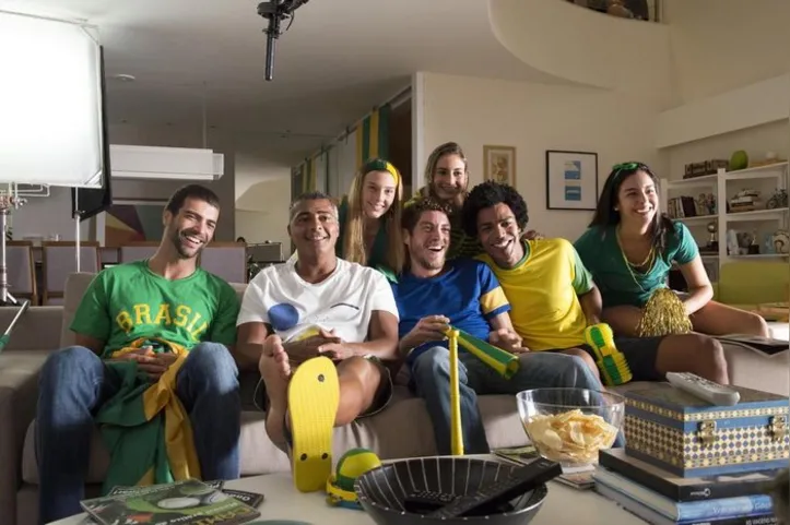 Romário no comercial da Havaianas