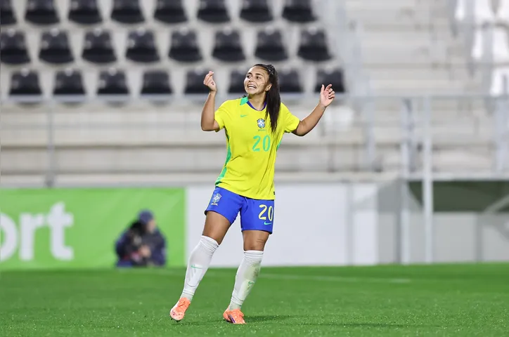 Mariza em campo pela Seleção Brasileira