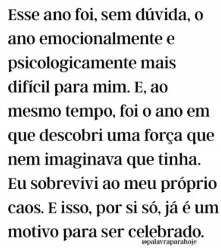 Mensagem repostada por Virgínia