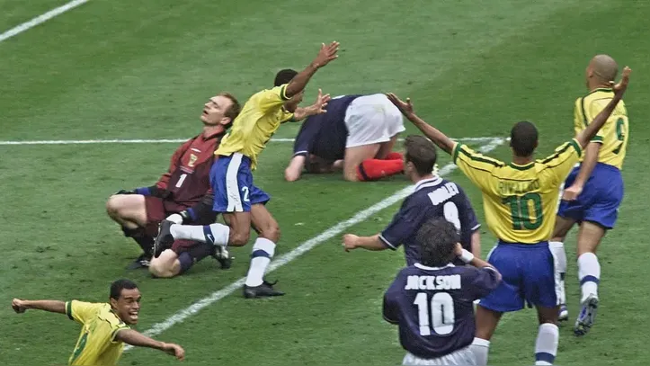 Brasil derrotou a Escócia na Copa do Mundo de 1998