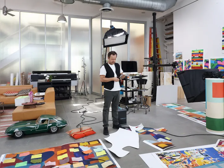 Vik Muniz’s Studio
New York, April 10th, 2018
Photograph by Marco Anelli © 2018