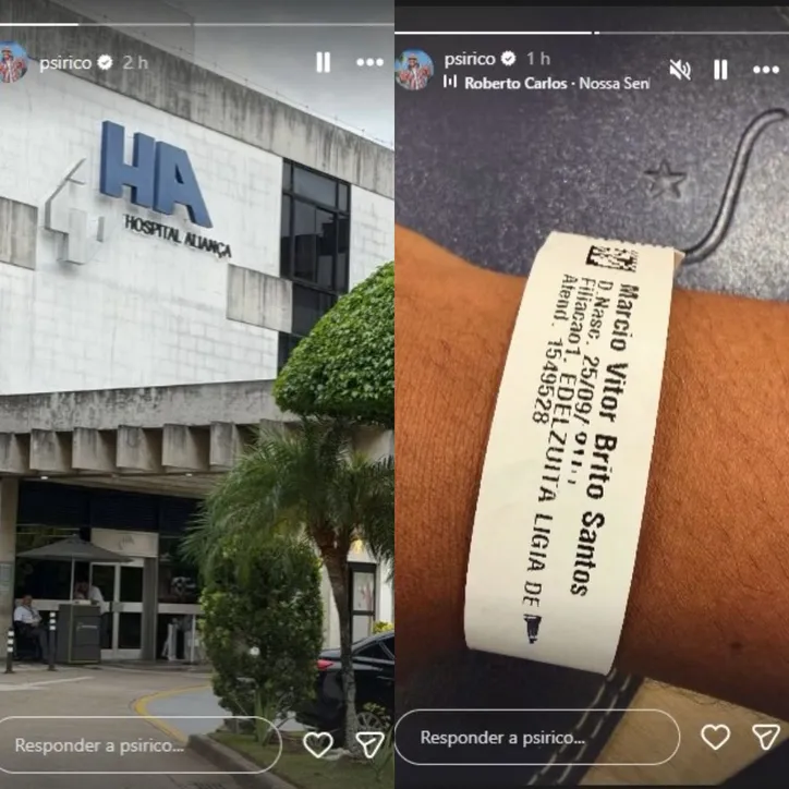 Post de Márcio Victor nas redes sociais