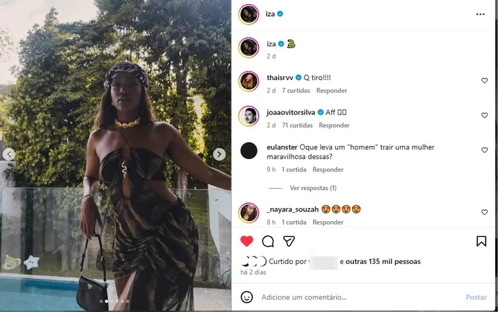 Post de Iza no Instagram
