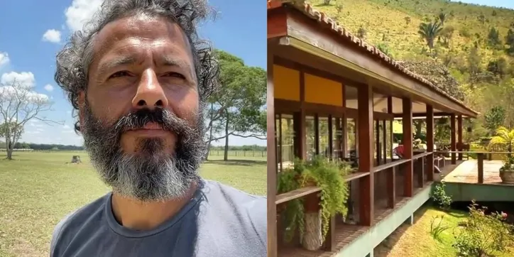 Ator de Três Graças surpreende com fazenda e vida no campo