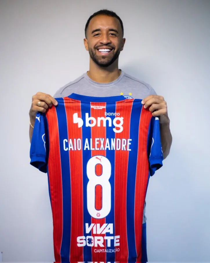 Caio Alexandre é o novo camisa 8 do Bahia
