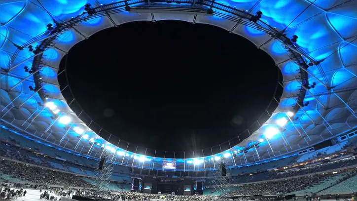 Imagem ilustrativa da imagem Bahia x Flu: veja como funciona o show de iluminação da Fonte Nova