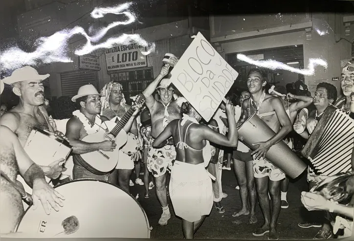 Primeiro Carnaval do Bloco da Saudade, em 1986