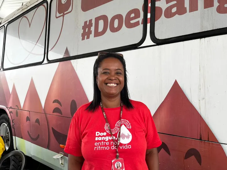 Vanessa Lago, representante da Hemoba