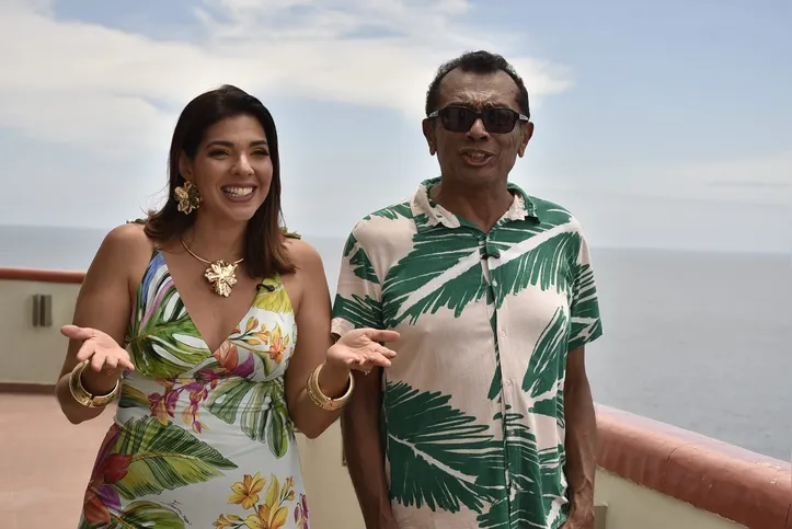 Os jornalistas Silvana Freire e Osmar Martins